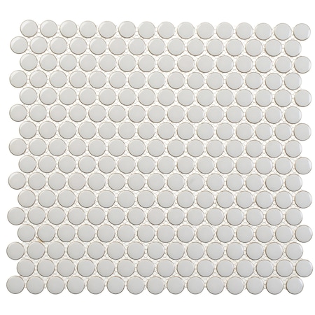 Andova Tiles Alpin-Breezo 1 in. x 1 in. Porcelain Penny Round Mosaic Wall and Floor Tile Andova Tiles